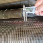 Vee Wire Stainless Steel Sand Control Screen Pipe 1000psi Pressure 0.080