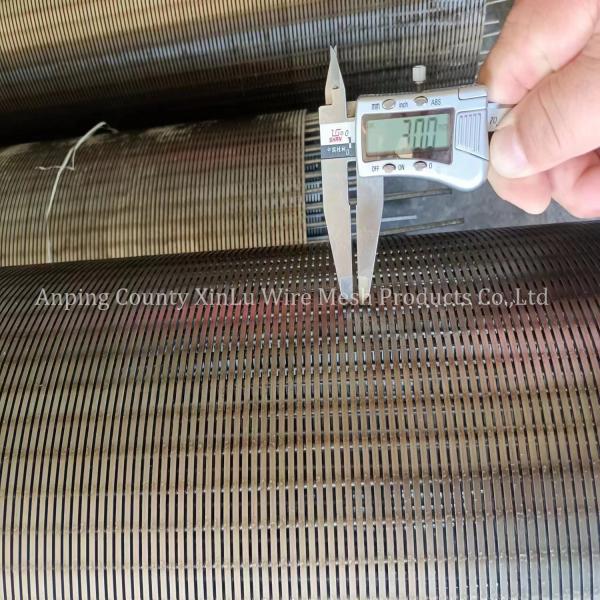 Vee Wire Stainless Steel Sand Control Screen Pipe 1000psi Pressure 0.080