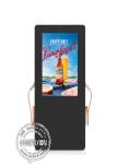 Electric EV Car Charging Station With 43" 55" 4K LCD Digital Advertising Kiosk