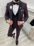 Wedding Red Mens Tuxedo 65% Polyester 32% Viscose 3% Lycra