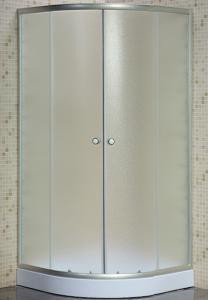 Wholesale Sliding Open Door Wove Glass Shower Enclosure Fashionable With Sector Tray from china suppliers