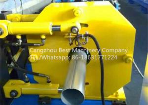 Wholesale Hydraulic Gutter Roll Forming Machine , Steel Rain Down Pipe Making Machine from china suppliers