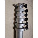 Hand Push Up Telescopic Antenna Mast Locked by Flexible Tip