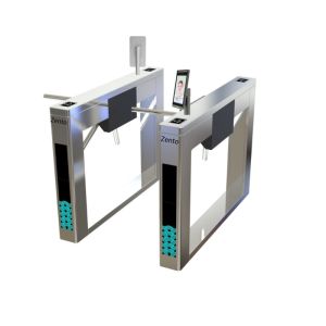 China OEM/ODM Slim Profile Swing Gate Turnstile with Face Recognition RFID Card Access Control 1 Million Swings Life on sale