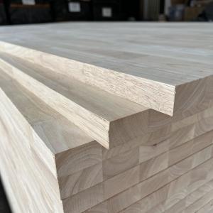 Wholesale Smooth Durable Finger Joint Rubberwood Board , Moistureproof Rubber Tree Wood from china suppliers
