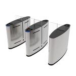 Speed Barrier Flap Door Optical Rapid Lane Turnstile For High-end Palace