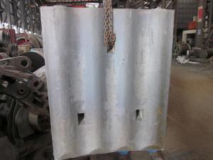 Wholesale High Cr White Iron Mill Liners D-12-D Coal Mill Hardness HRC58 - HRC61 After Shot Blasting from china suppliers