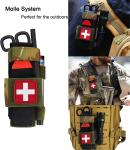 Tactical Tourniquet Storage Bag, 1000D Tactical Tourniquet Holder Molle Trauma
