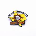 Cutely Sports Trading Pins Dye Black Metal Iron Soft Enamel Glitter Enamel Pins