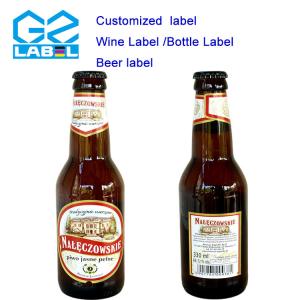 Wholesale OEM / ODM Sticker Label BEER Labels stickers from china suppliers