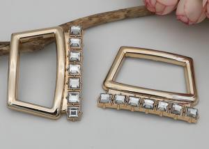 Wholesale 55*60MM Different Sizes Antique Shoe Buckles Customized With Rhinestone from china suppliers