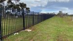 6ft Tall Black Decorative Tubular Steel Fence Metal Outdoor Garden Fence
