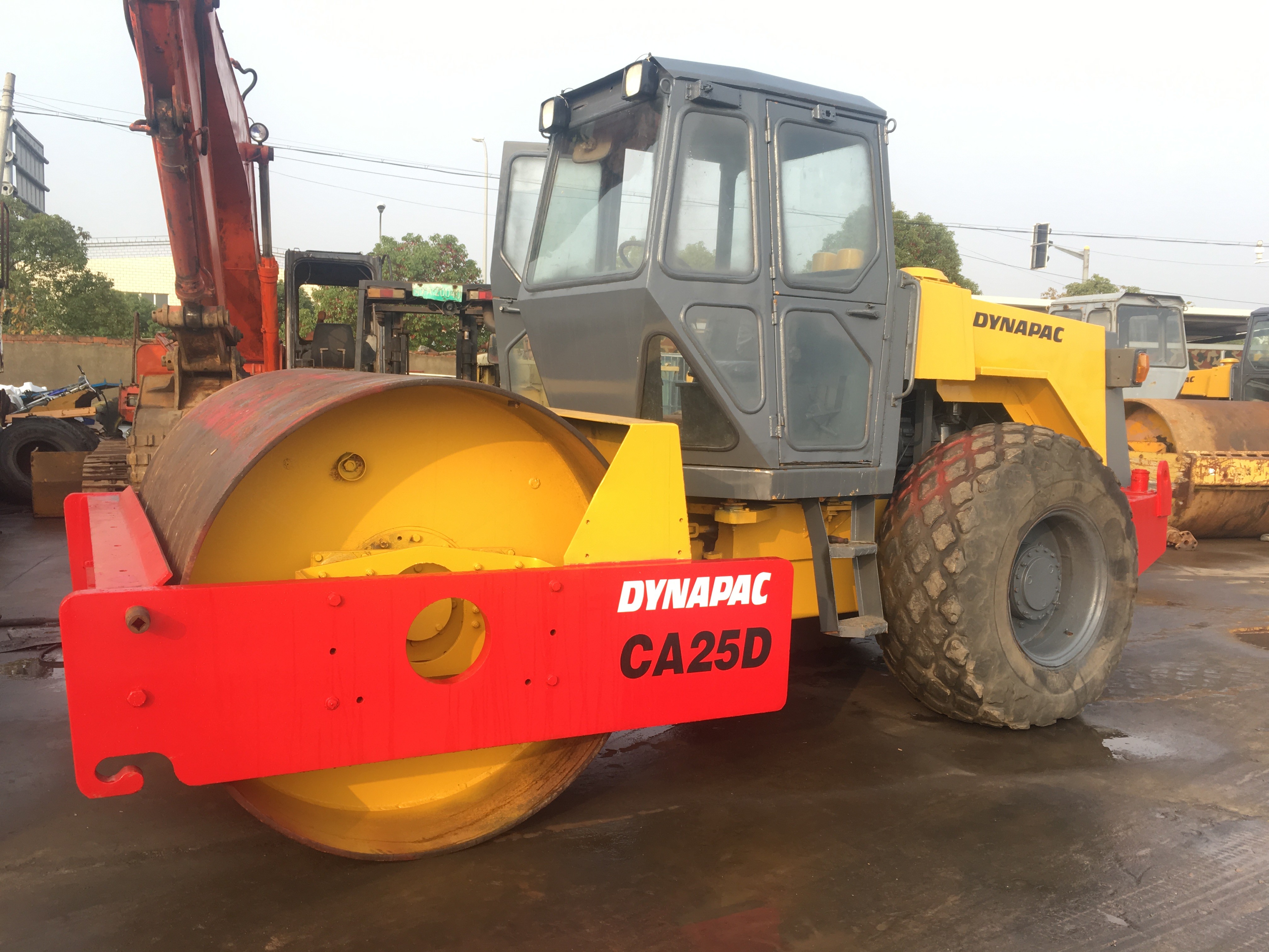 Used Dynapac Vibratory Roller , Used CA25`D CA25D CA30D Single Drum Road Roller