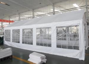 Wholesale White 180gsm PE Tarpaulin Ourdoor Party Tents With Windows For Weeding from china suppliers