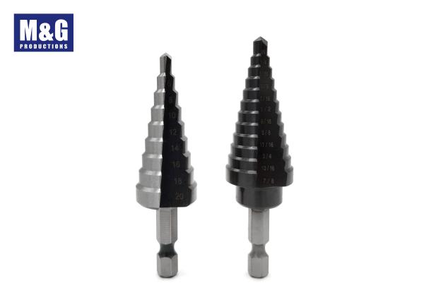 Hex Shank Drill Bits Straight Flute Step Drill For Metal Stainless Steel