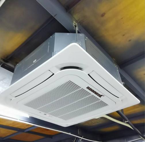18000 Btu ~ 60000 Btu Dc Inverter Hybrid Solar Ceiling Cassette Air Conditioner