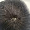 Buy cheap Mens Toupee Human Hair Replacement System Lace Front Silk Top Remy Hairpiece 1B# from wholesalers