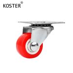Light Duty 1.5inch/2inch/2.5inch/3inch Plastic Red Swivel Caster with Ball