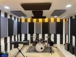 Recorded Studio Room Fabric Wrapped Acoustical Wall Panels Sound Absorbing Board