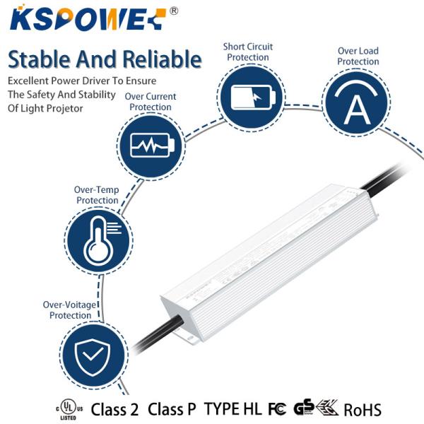 200w 300w 0-10v LED Dimmer OTP Output Frequency 60Hz Aluminum Case 0-10v Dimming Driver
