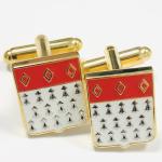 Metal Plating Mens Personalised Cufflinks , Mens Designer Cufflinks