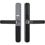 IP65 Antifreezing Aluminum Frame Fingerprint Glass Door Smart Lock