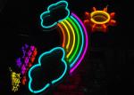 rainbow Custom neon sign led silica gel acrylic board handmade fashion lighting