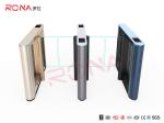 Controlled Access Automatic Systems Turnstiles Waist Height For Subway Station