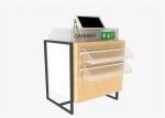 Simple Chinese Pharmacy Store Display Cashier Show Counter Customized Shape