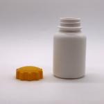 300cc HDPE Round Plastic Capsule Bottle with Screw Cap for Medicine Supplement
