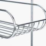 2 Tiers Bathroom Organizer Small Hanging Shower Caddy Stainless Steel