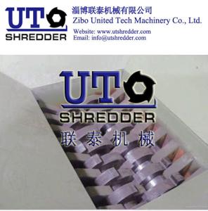 Wholesale supply and produce blade, knife, rotor, etc in the double shaft shredder / two rotor crusher / twin shaft shredder from china suppliers
