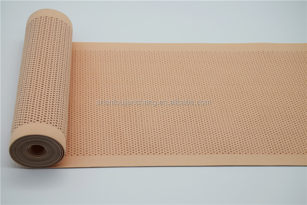 230mm High quality polyester mesh elastic band custom webbing for abdominal binder webbing