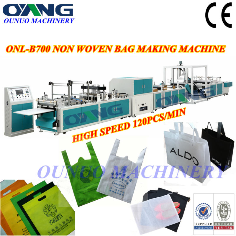 ONL-B700 2013 New type Machine pp non woven bag making machine price