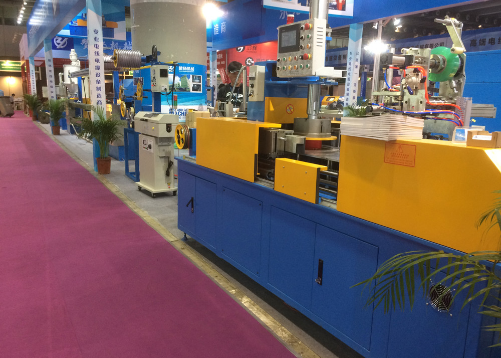 Servo Motor Tension Control 630 Tapping Wire Wrapping Machine For Shield Cable Wire