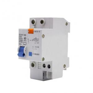 China DZ47LE-63 2P 1 china supplier Residual current air circuit breaker RCBO on sale