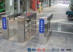 Pedestrian Swing Barrier Waist Height Turnstiles Entrance Security For Shopping
