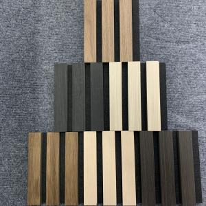 Wholesale Sound Absorption Decorative Wood Slat Wall Panel Wood Veneered Panels from china suppliers