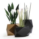 3.0mm Fashionable Polygon Brushed Stainless Steel Planters Home Indoor