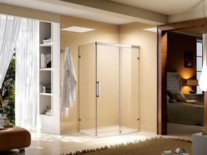 Wholesale Tempered Glass Bathroom Shower Units Enclosure LBS7801 Sanitary Grade from china suppliers
