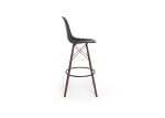 Practical Wooden Leg Modern Bar Stools With Ergonomics