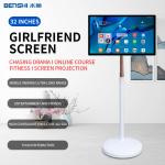 Rotatable 27 Inch 32 Inch TV Display Android LCD Advertising Live Stream Monitor