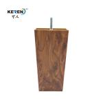 KR-P0186W3 Wood Grain Plastic Sofa Feet Replacement , Square Furniture Feet 83