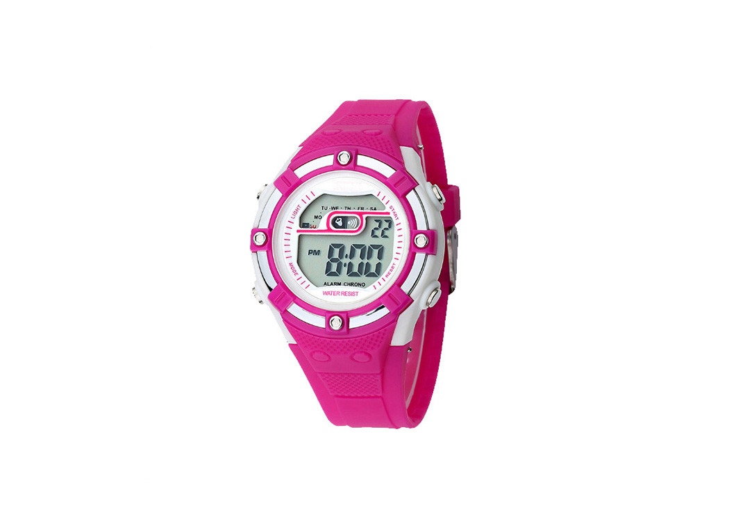 Sports Alarm Children's Digital Watch Chronograph Water Resistant Multi Color