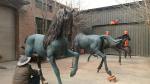 New Bronze horse sculptures ,outdoor brass horse statues for sculptor and artist