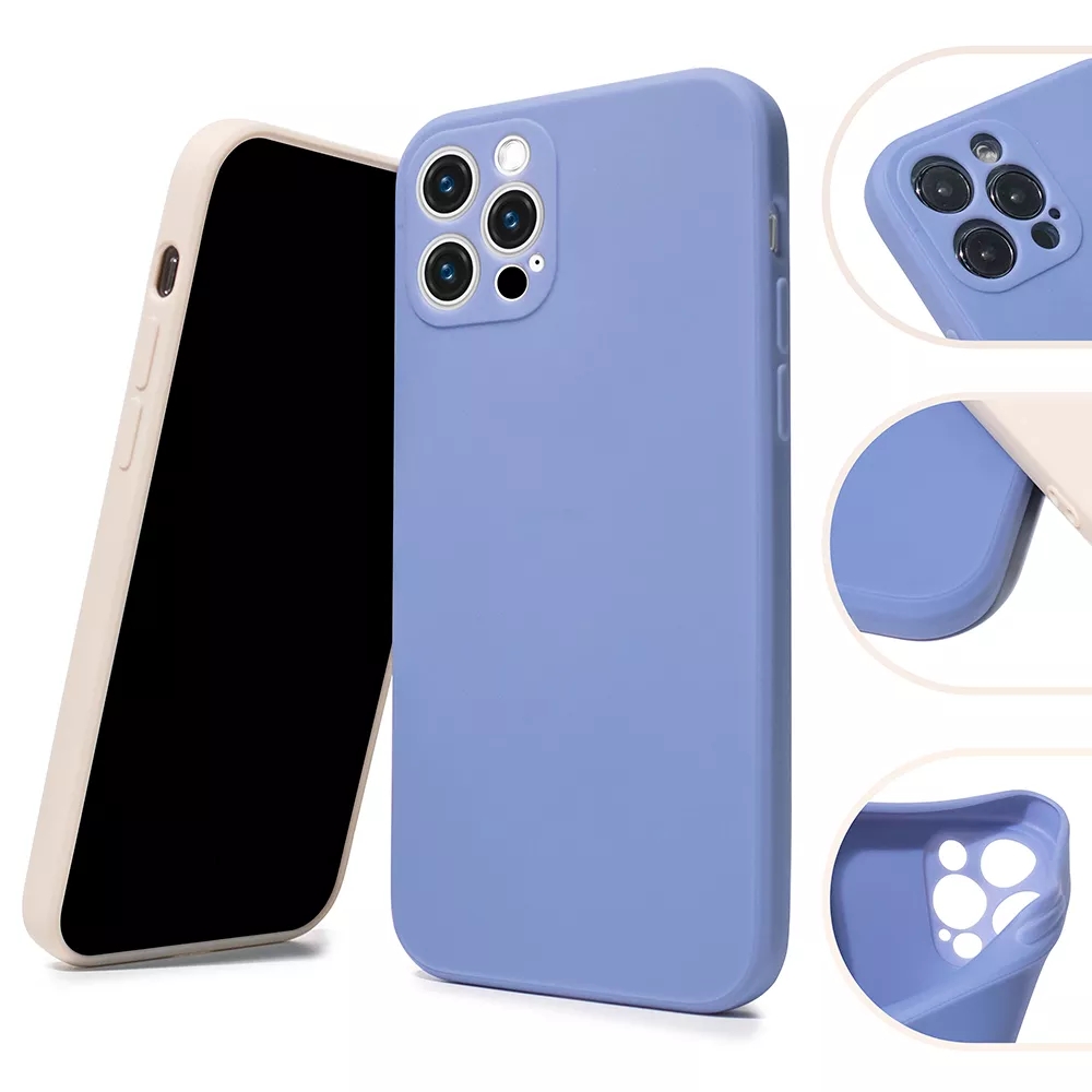 Mobile Phone Cases Frosted Rubber Shockproof Matte Soft Tpu Liquid Silicone Back Cover For Iphone 13 14 Pro Max