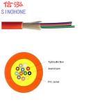 Tight Buffer Fiber FTTH 1-4 Core Indoor Fiber Optic Cable Of Flame Retardant