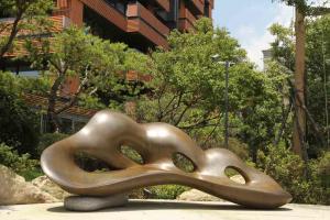 China Modern Large Outdoor Bronze Sculpture , Hotel Art Deco Bronze Sculptures on sale