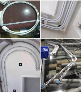 Wholesale Thickness 1.2mm Smart Rods Curved Shower Rod with UL certification from china suppliers