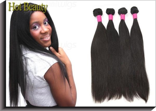Glossy Straight Virgin Brazilian Human Hair Extensions For Adults Clean & Neat